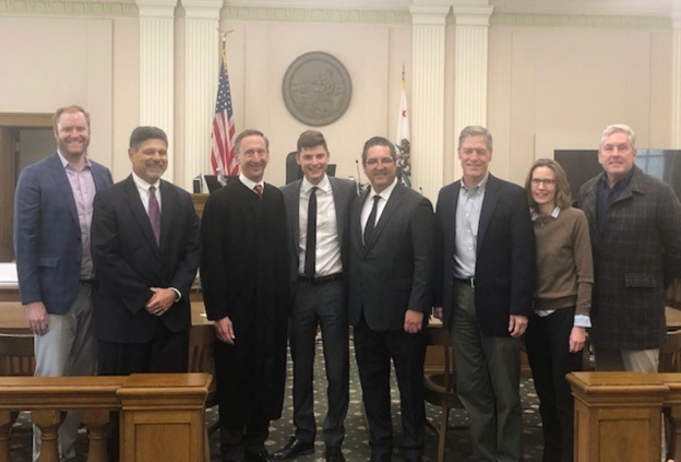 Jonathan J. O'Brien Sworn in by Judge, Hon. Theodore C. Zayner | Hoge ...